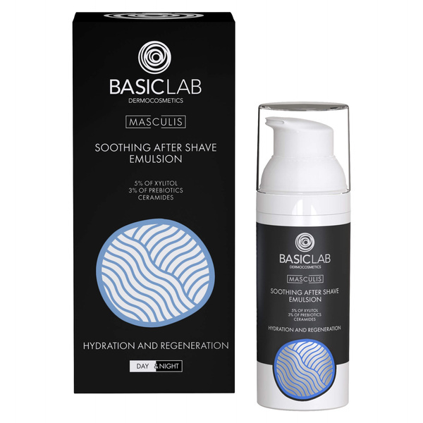 BasicLab Dermocosmetics Masculis Łagodząca Emulsja po Goleniu 50ml