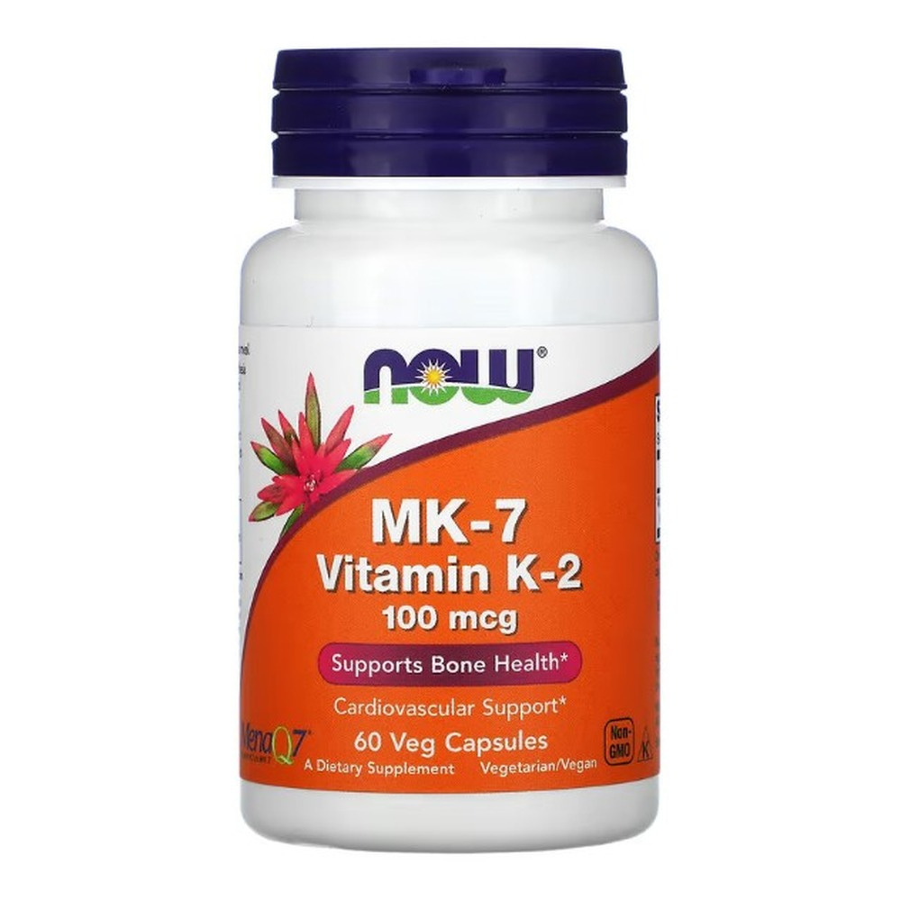 Now Foods MK-7 Vitamin K-2 100mcg 60 Kapsułek