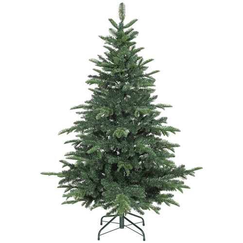 HOMCOM 5ft Artificial Christmas Tree with Realistic Branches, Easy Assembly - Green