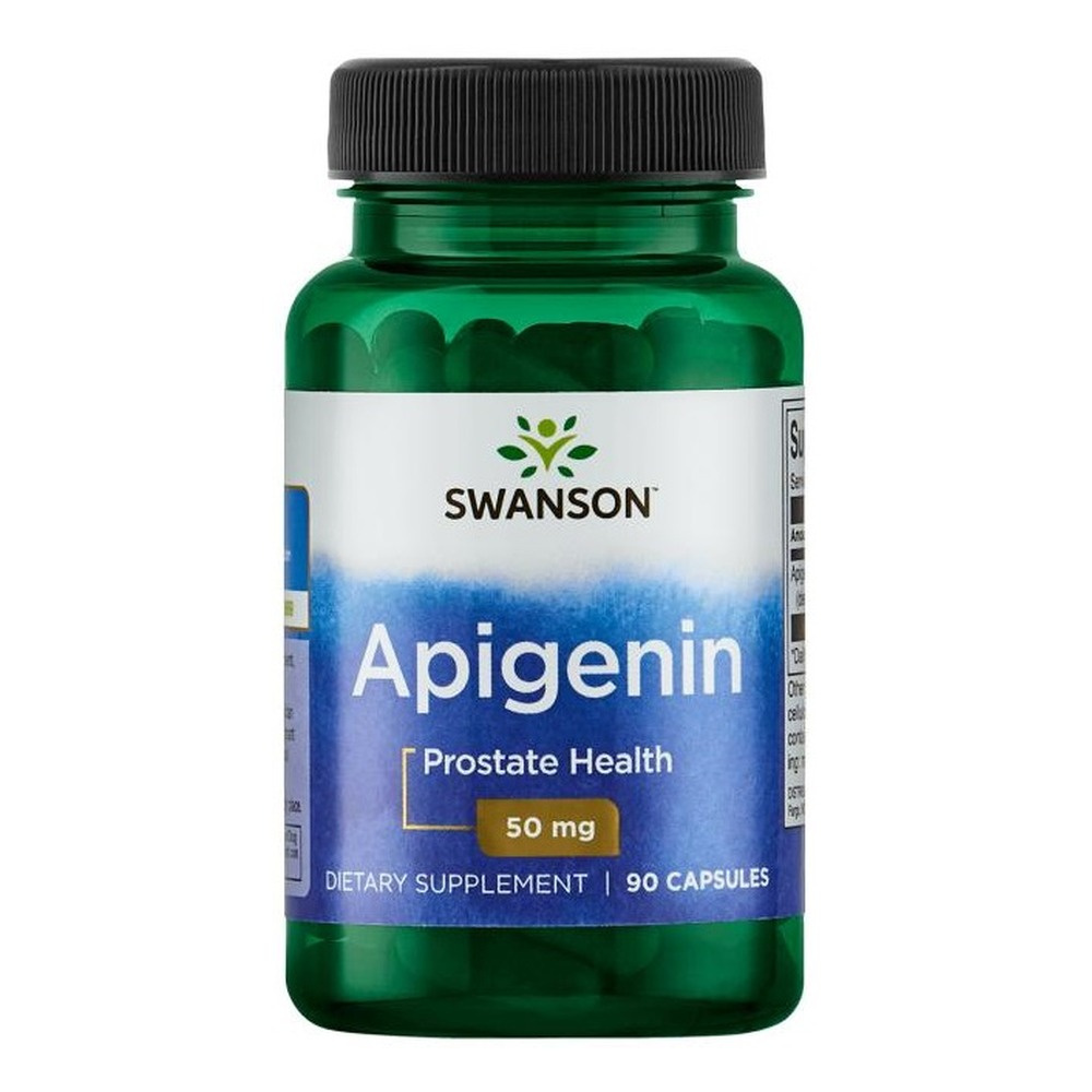 Swanson Apigenin 50mg Wspiera Zdrowie Układu Nerwowego i Prostaty 90 Kapsułek