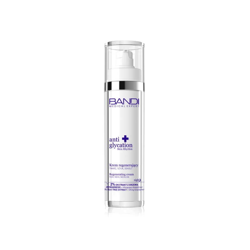 Bandi Anti Glycation Regenerating Cream Face Neck Neckline for Tired Skin at Night 50ml