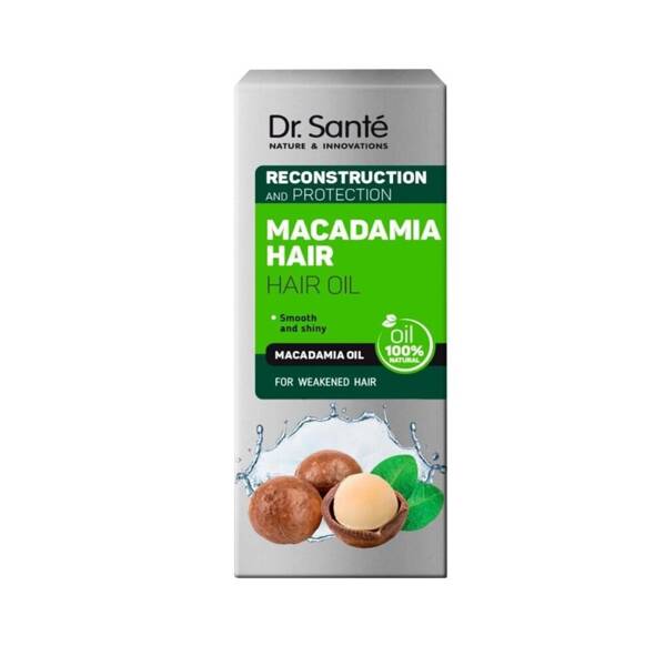 Dr. Sante Olejek Odbudowujący Ochronny z Olejem Macadamia i Keratyną 50ml