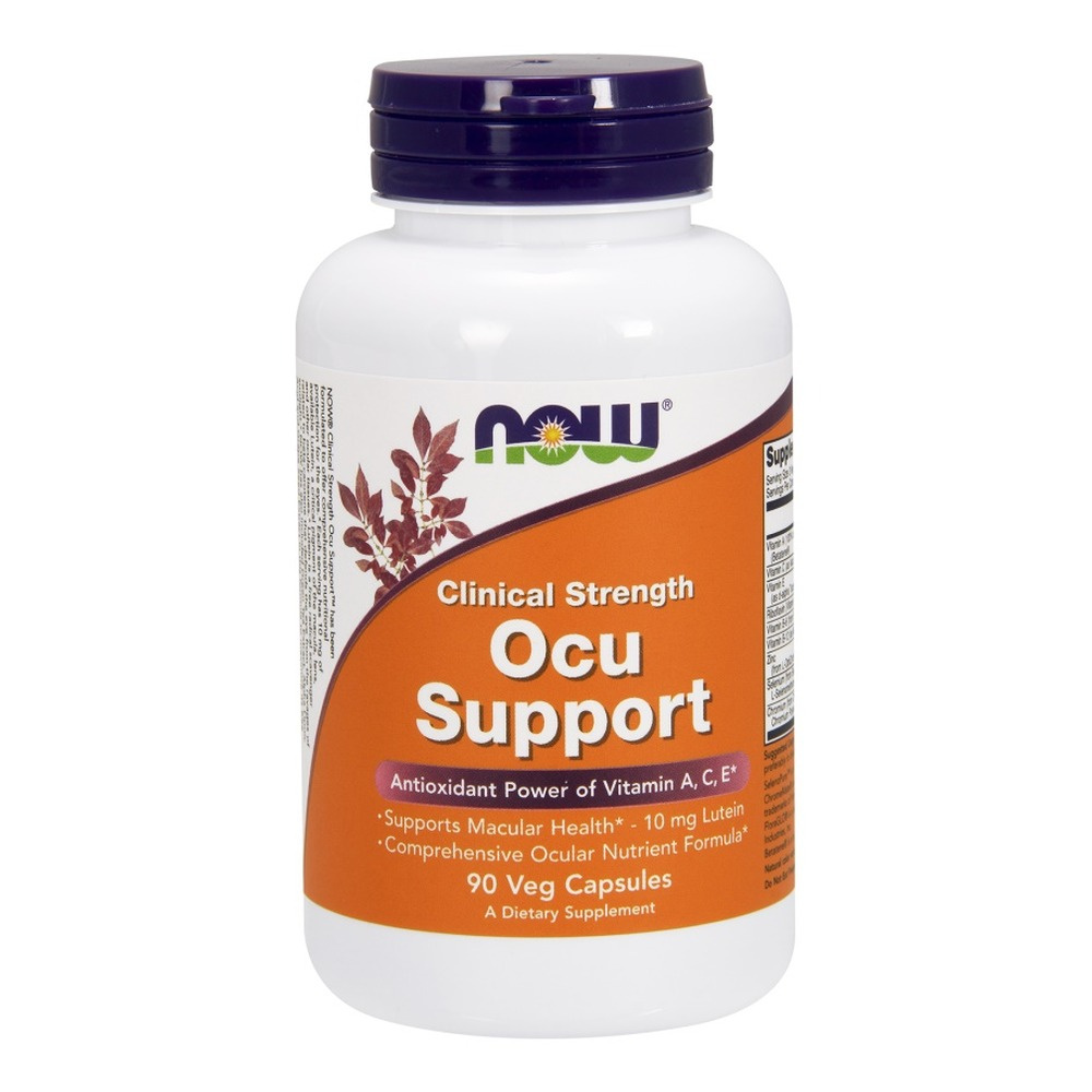NOW Foods Ocu Support™ Clinical Strength Support for Vision and Macular Health 90 Capsules