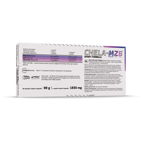 Olimp Chela MZB Sport Formula 60 Mega Caps