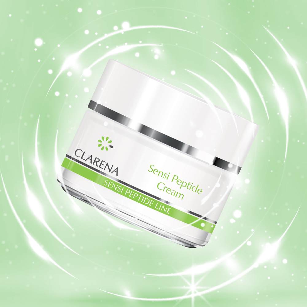 Clarena Sensi Peptide Line - Luxurious Peptide Soothing Cream for Sensitive Skin (50ml)