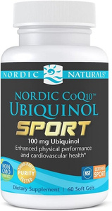 Nordic Naturals Nordic CoQ10 Ubiquinol Sport For Energy and Performance Support 60 Softgels