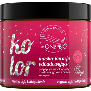 OnlyBio Hair in Balance Color Mask - Regenerating Treatment 280ml