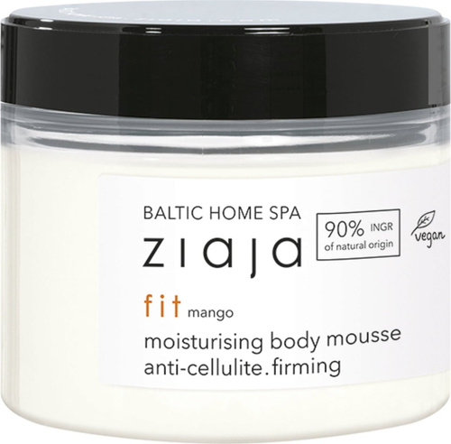 Ziaja Baltic Home Spa Fit Moisturizing Firming Body Mousse with Mango Scent  Vegan 300ml Best Before 31.07.26