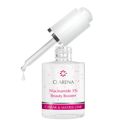 Clarena Caviar & Matrix Line Rejuvenating Booster - Best Anti-Aging Serum for Mature Skin, 30ml