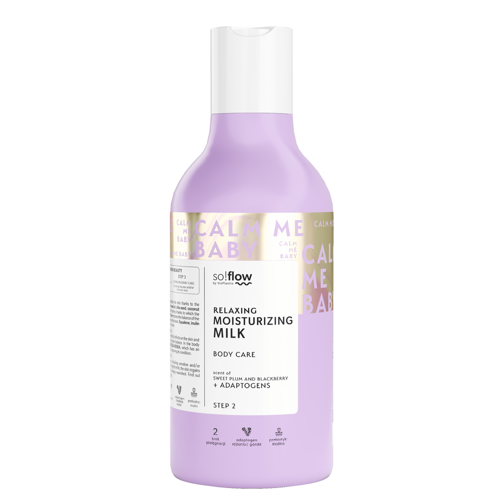 So!Flow by Vis Plantis Relaxing Moisturizing Milk 400ml - Luxury Body Care Ritual
