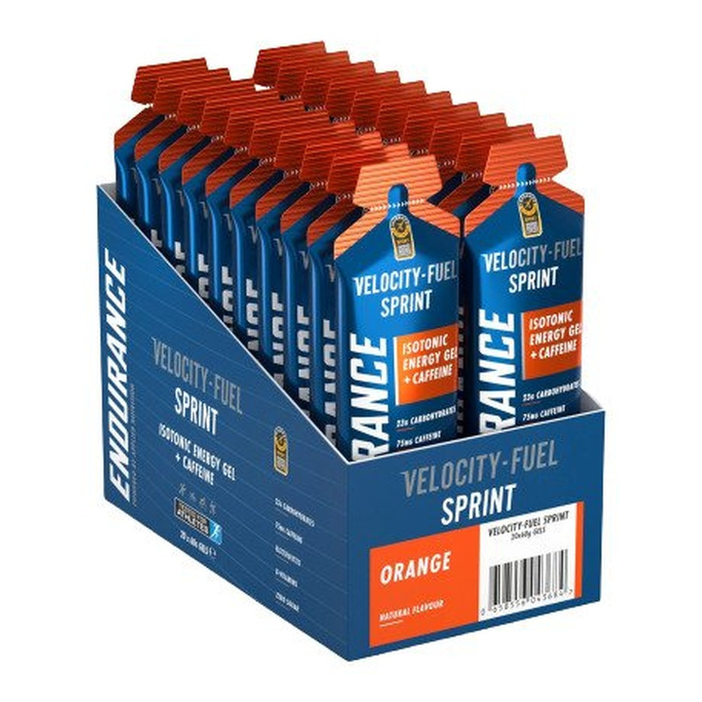 Applied Nutrition Endurance Sprint Izotoniczny żel energetyczny z kofeiną, Pomarańcza 20 x 60g