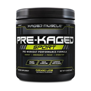 Kaged Muscle Pre-Kaged Sport Pre-Workout for Energy and Endurance 266g