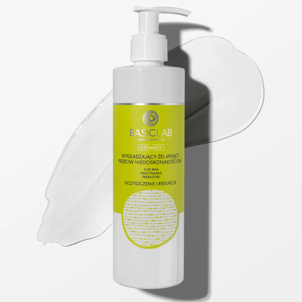 BasicLab Luxury BHA Cleansing Gel for Body Acne & Keratosis Pilaris - 300ml