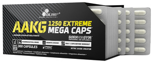 Olimp Nutrition AAKG Extreme Mega Caps with 1250 mg of Arginine for Men 300 Caps