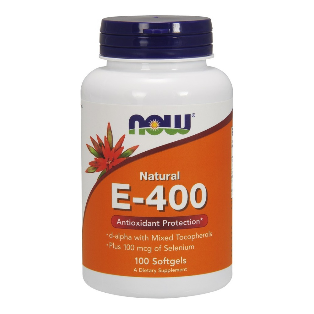 Now Foods Vitamin E 400iu & Selenium Supports Immune System 100 Softgels