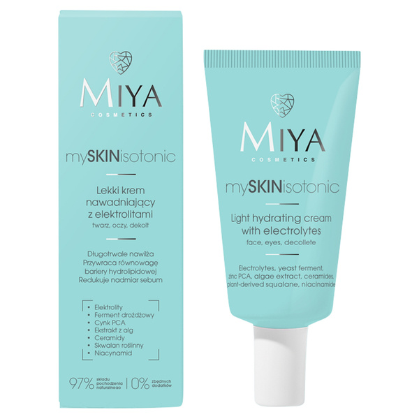 Miya mySKINisotonic Krem Nawadniający z Elektrolitami dla Tłustej Skóry