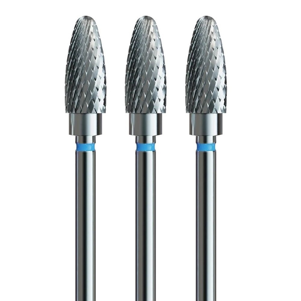 IQ Nails 5in1 Carbide Nail Drill Bit Cone Standard Cross Cut 6mm 3pcs