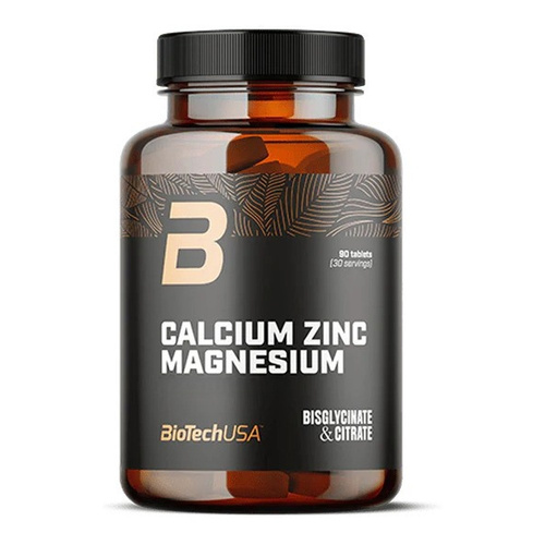 BioTechUSA Wapń Cynk Magnez 90 tabletek