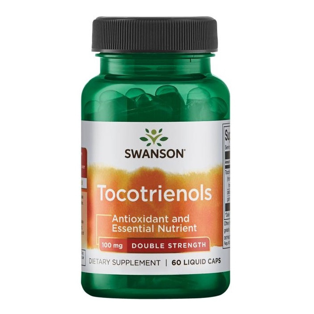 Swanson Tocotrienols 100 mg Double Strength Wspomaga Zmniejszenie Złego Cholesterolu 60 Kapsułek