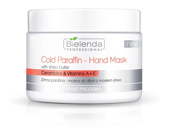 Bielenda Professional Cold Parafin Maska do Rąk z Masłem Shea i Witaminami A+E 150g