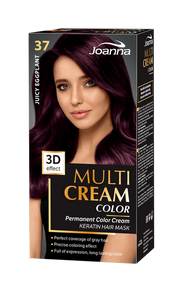 Joanna Multi Cream Color 3D Effect Hair Dye No. 37 Juicy Eggplant 1 Piece