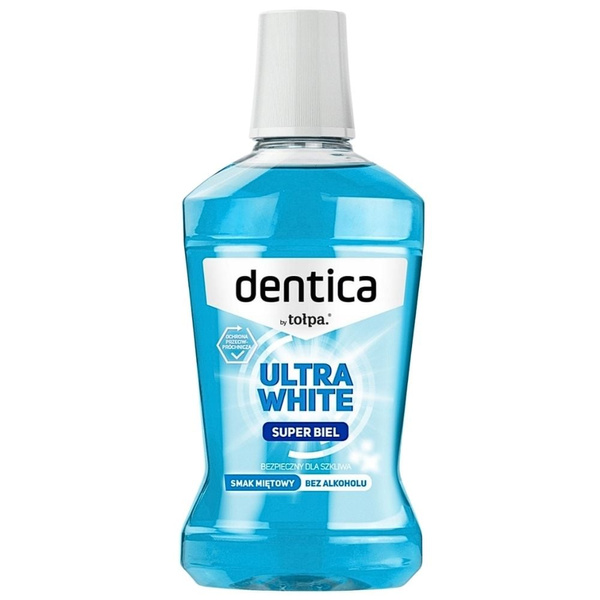 Tolpa Dentica Ultra White Płyn do higieny jamy ustnej wybielający i odświeżający 500ml