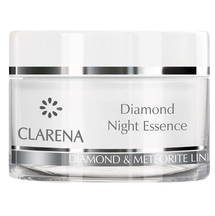 Clarena Diamond Meteorite Night Essence: Luxury Anti-Aging Cream for Mature Skin 50ml
