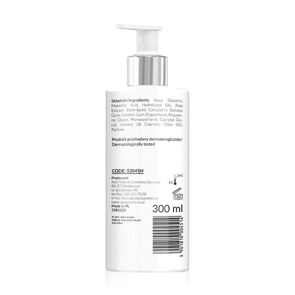 Apis Home terApis Hydrożelowy Tonik Oczyszczający z Kwasem Migdałowym dla Skóry Tłustej i Mieszanej 300ml