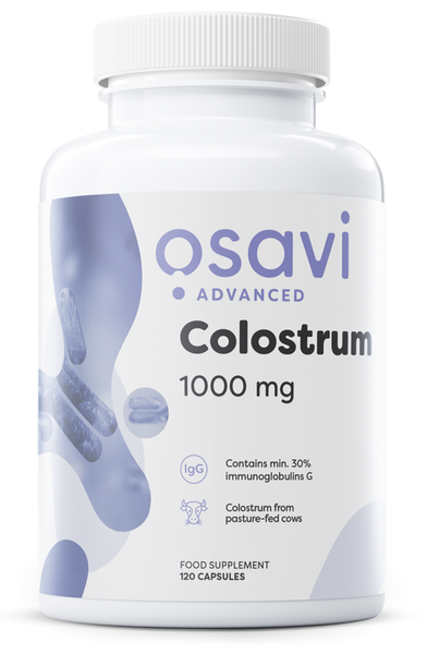 Osavi Colostrum 1000mg Na Wsparcie Odporności 120 Kapsułek
