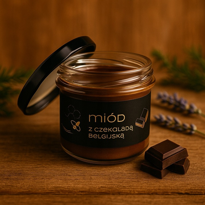 Bona Honey with Belgian Chocolate Natural Delicious Flavor 245g