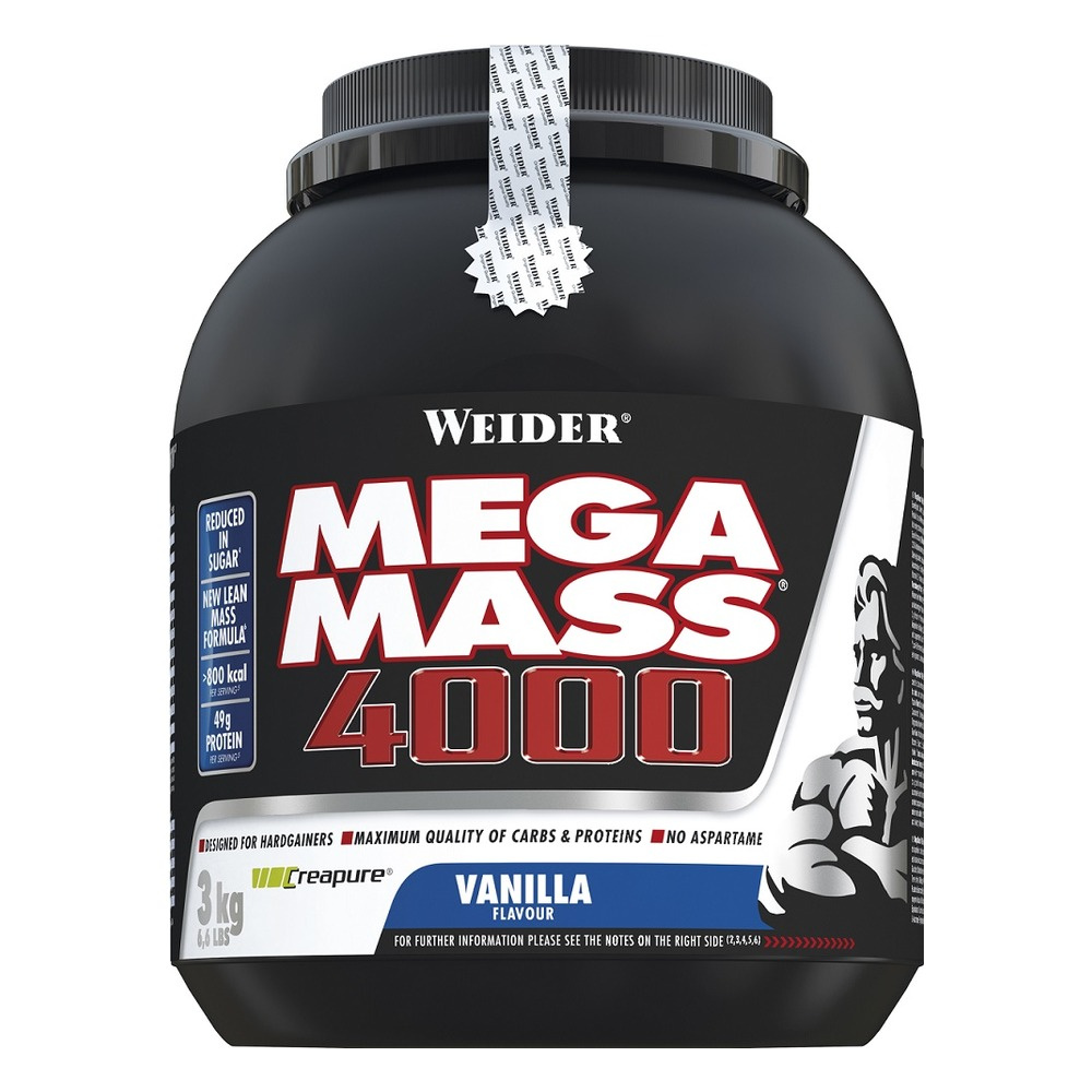 Weider Mega Mass 4000, Chocolate - 3000g