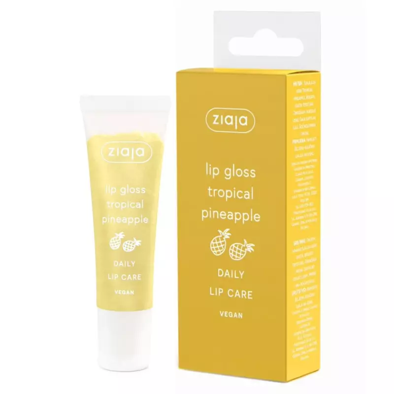 Ziaja Lip Gloss Błyszczyk do Ust Tropikalny Ananas 12ml