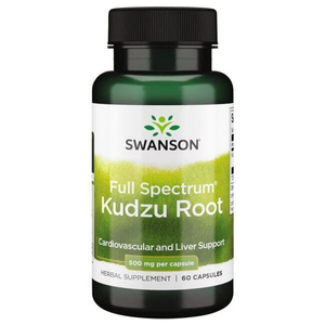 Swanson Full Spectrum Kudzu Root 500mg 60 Kapsułek