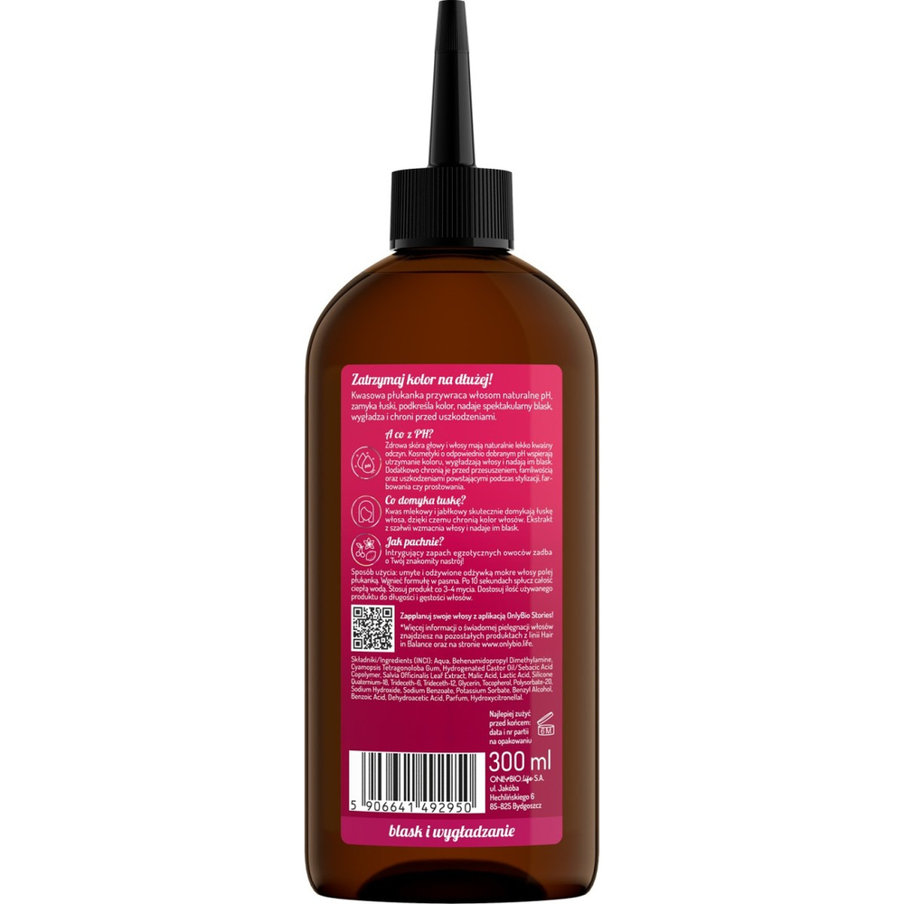 OnlyBio Hair in Balance Luxe Color Acid Rinse 300ml