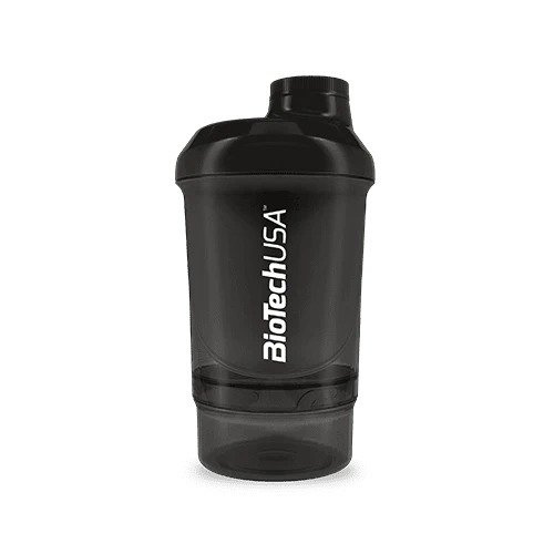 BioTechUSA Wave+ Shaker Czarny Dym 300ml