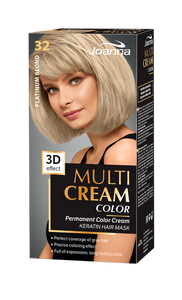Joanna Multi Color Cream 3D Effect Farba do Włosów Nr 32 Platynowy Blond 1 Sztuka
