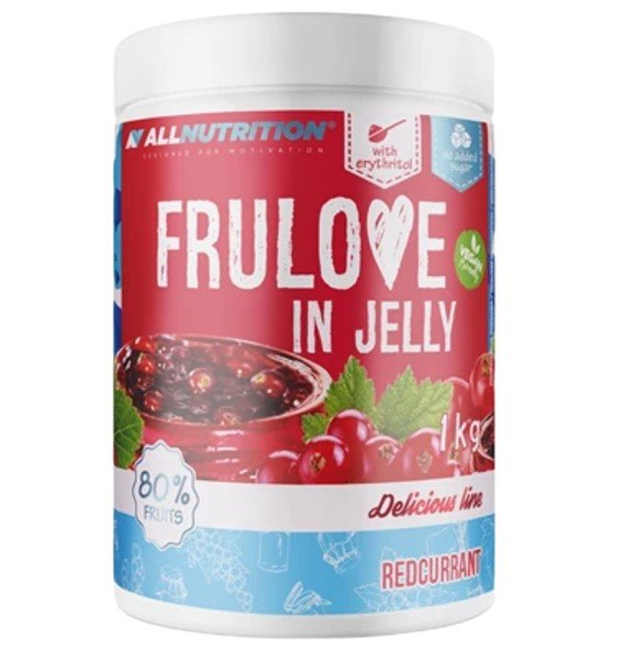 Allnutrition Frulove In Jelly Redcurrant Sugar Free Fruit in Jelly For Desserts 1000g