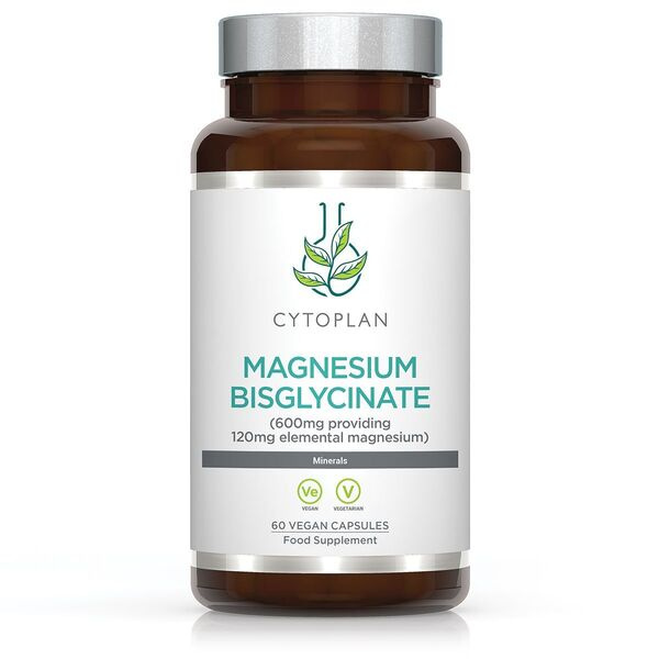 Cytoplan Magnesium Bisglycinate For Nervous System and Relaxation 60 Vcaps