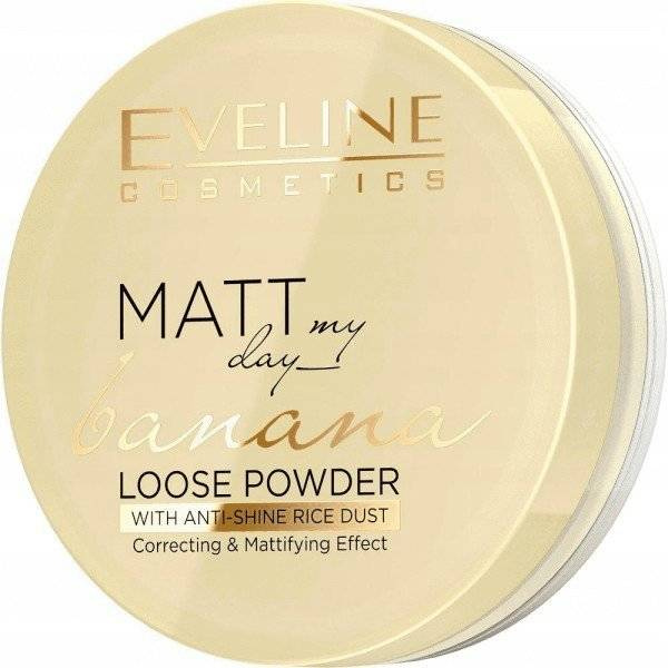 Eveline Cosmetcis Sypki Puder Do Twarzy Matt My Day Loose Powder Banana 1szt.