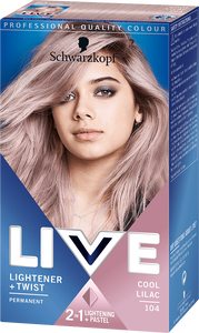 Schwarzkopf Live Lightener + Twist Hair Colour Cool Lilac 104