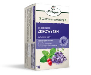 Herbapol Herbatka Fix Zdrowy Sen Kompozycja Ziół na Zaburzenia Snu 20x2g