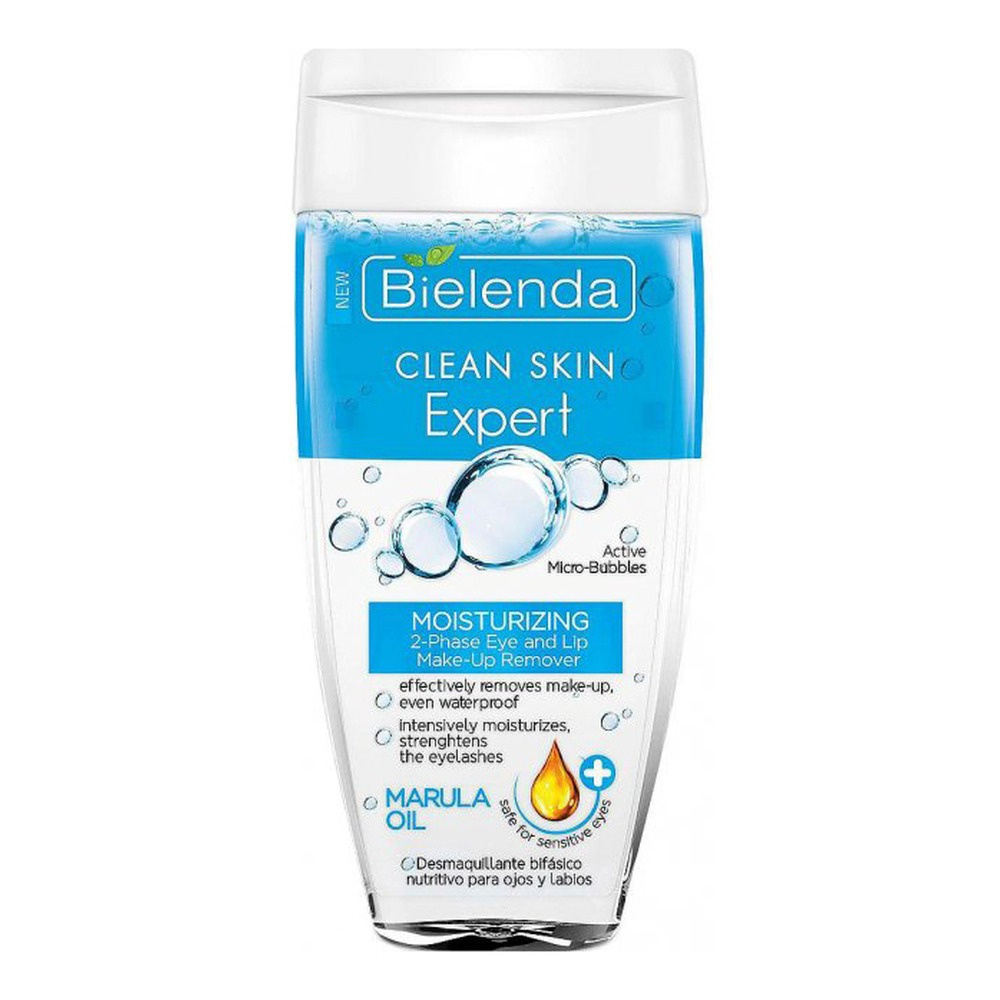 Bielenda Moisturizing Phase Eye Lip Makeup Remover Marula Oil 150ml
