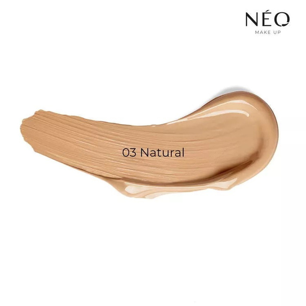 Neo Makeup Intense Serum Sheer SPF 30 Nawilżający Podkład Nr 03 Natural z Efektem Glass Skin 30ml