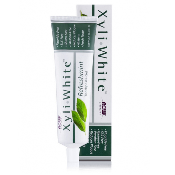 Now Foods XyliWhite Pasta do Zębów w Żelu Orzeźwiająca Mięta 181g