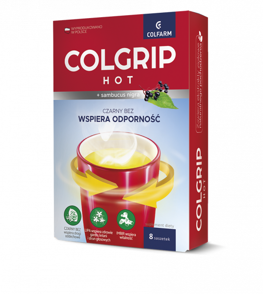 Colfarm Colgrip Hot Wspiera Odporność 8 Saszetek