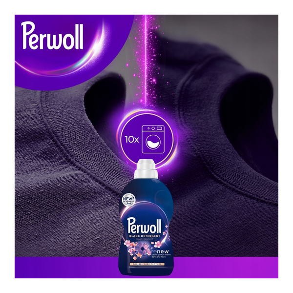 Perwoll Renew Dark Bloom Liquid for Washing Dark Fabrics 1000ml