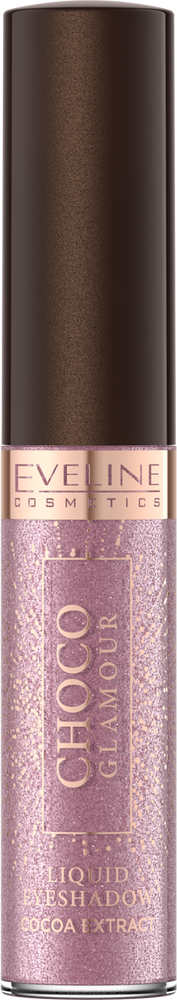 Eveline Choco Glamour Wodoodporne Cienie w Płynie Nr 04 6,5ml