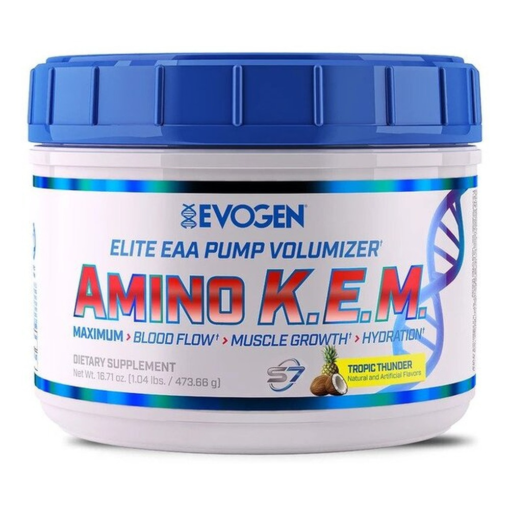 Evogen Amino K.E.M. EAA Aminokwasy EAA, Tropical Thunder 464g