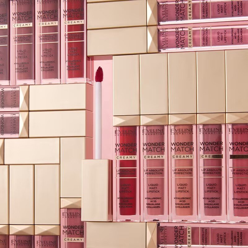 Eveline Wonder Match Matowa Pomadka w Płynie Nr 04 Carmel 6,8ml