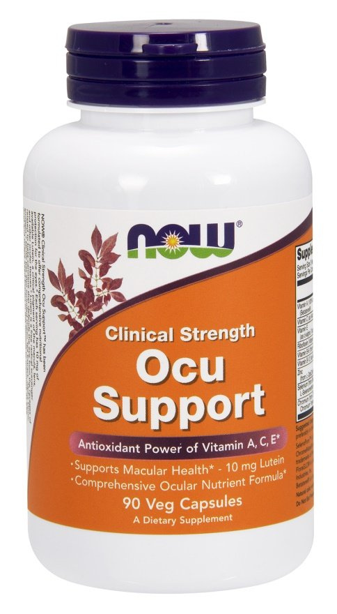 NOW Foods Ocu Support™ Clinical Strength Support for Vision and Macular Health 90 Capsules